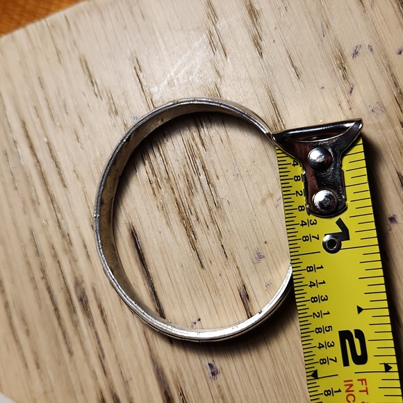 Vintage Nakai Silver Turquise and Coral Inlay Bracelet - Picture 7 of 12